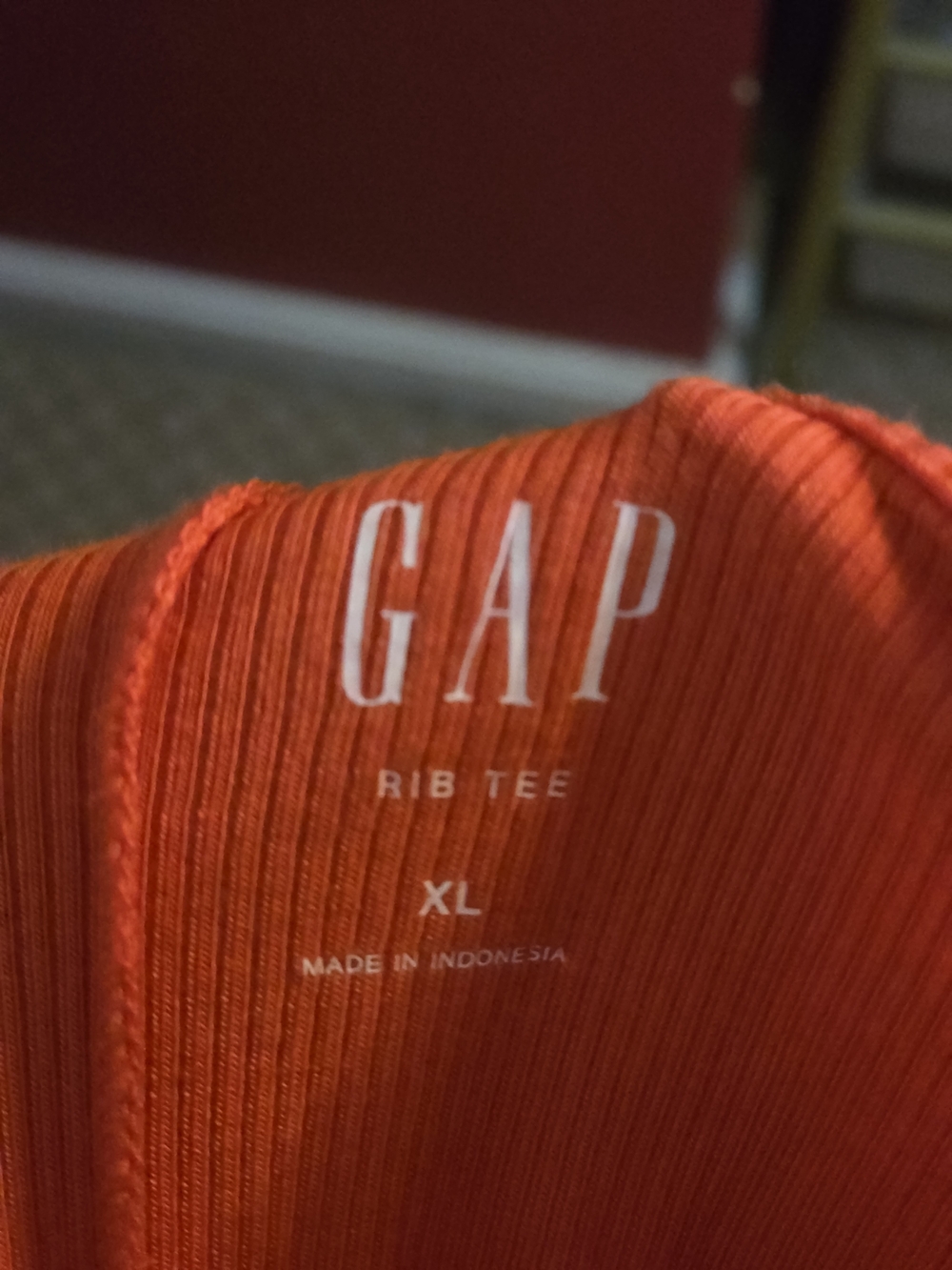 GAP Orange Tie-Back Crop Top - Picture 3 of 3